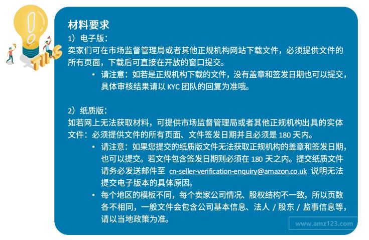 亚马逊英国公司注册kyc政策详解 （欧洲站kyc审核需要什么资料）
