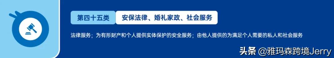 美国商标注册类目有哪些种类 （附美国商标分类表45类大全）