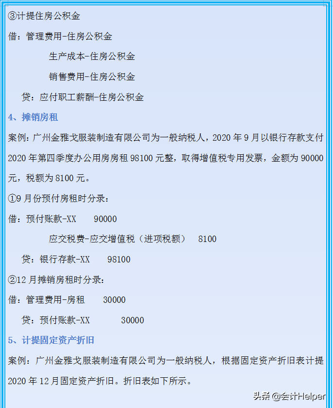老会计是不会主动教你的,会计月末该这样做账!月末会计分录大全