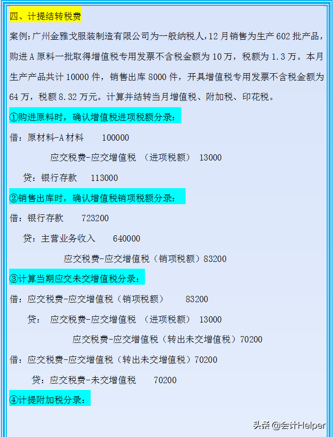 老会计是不会主动教你的,会计月末该这样做账!月末会计分录大全