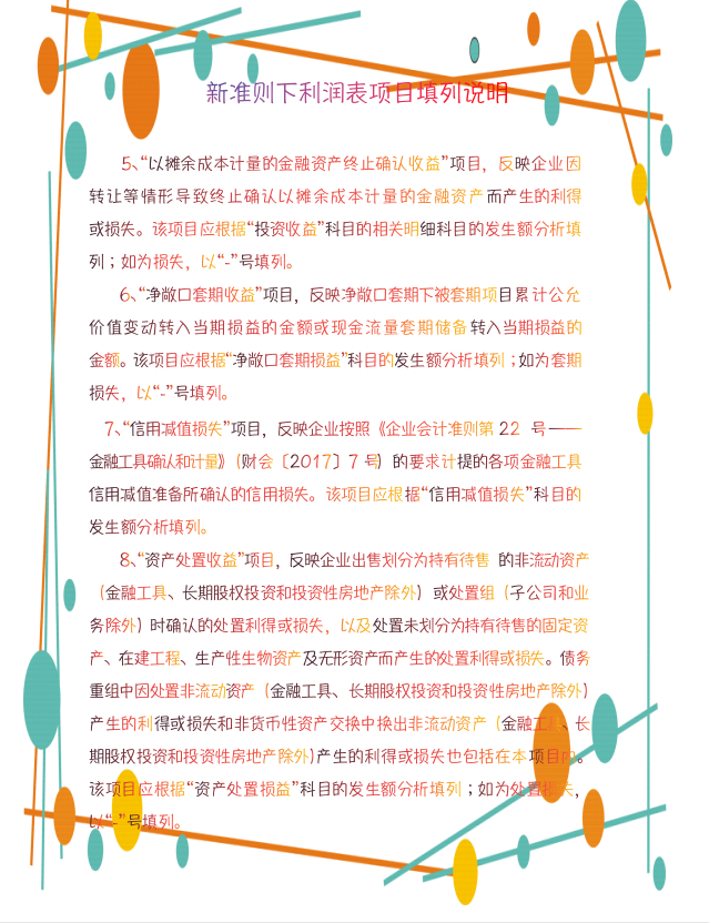 2021年执行新准则的企业财务报表格式及编制说明（完整版），收藏