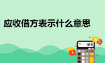 应收借方表示什么意思
