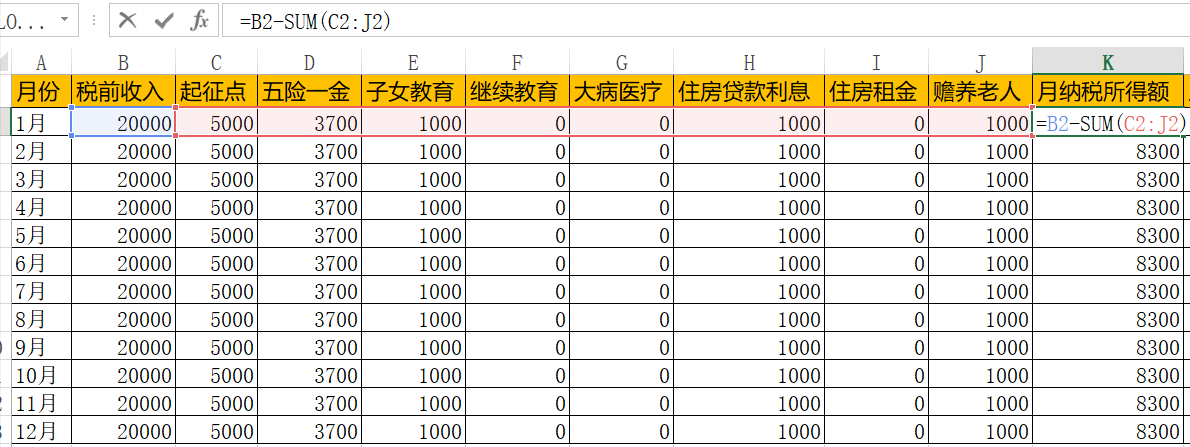 新个税Excel计算公式,后附公式截图,拿来吧
