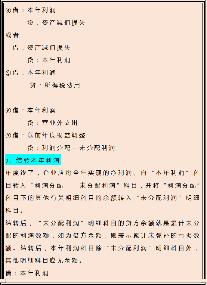 本年利润结转怎么做账？年终结转的会计分录汇总，财务人收好