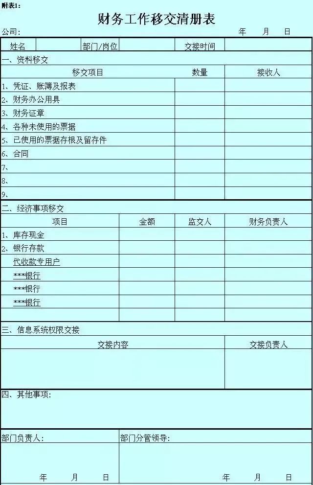 一位老会计的工作交接详细清单,转疯了