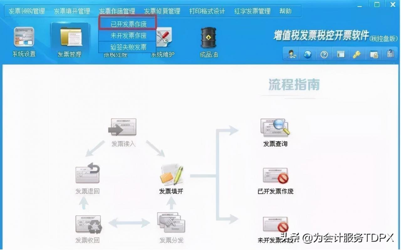 发票作废步骤,全了